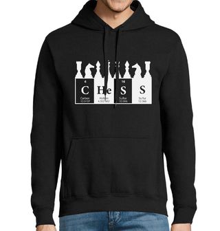 Obrázek 1 produktu Pánská mikina Chemické prvky Chess Šachy