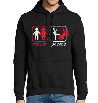 Obrázek 1 produktu Pánská mikina Problémy ve vztahu? Problem solved - Rozchod