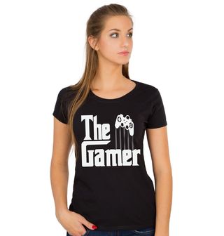 Obrázek 1 produktu Dámské tričko The Gamer Herní Kmotr