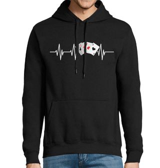 Obrázek 1 produktu Pánská mikina Kardiogram a Hrací Karty