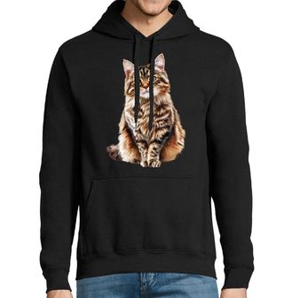 Obrázek 1 produktu Pánská mikina Domácí Dlouhosrstá Kočka