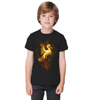 Obrázek 1 produktu Dětské tričko Čáp bílý