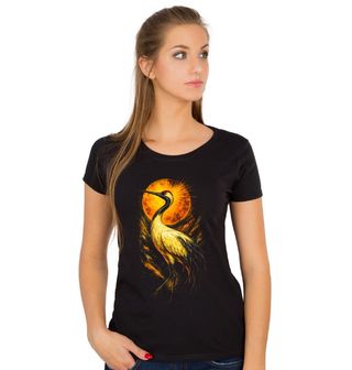 Obrázek 1 produktu Dámské tričko Elegantní Jeřáb mandžuský