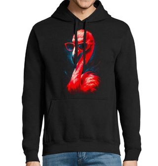 Obrázek 1 produktu Pánská mikina Plameňák růžový