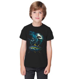 Obrázek 1 produktu Dětské tričko Potápěč mezi Mořskými Predátory