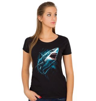 Obrázek 1 produktu Dámské tričko Žralok bílý