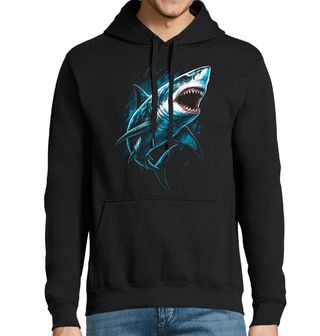 Obrázek 1 produktu Pánská mikina Žralok bílý