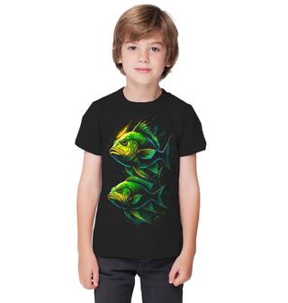 Obrázek 1 produktu Dětské tričko Zelené Rybky v Páru