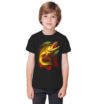 Obrázek 1 produktu Dětské tričko Dravá Ryba Štika obecná