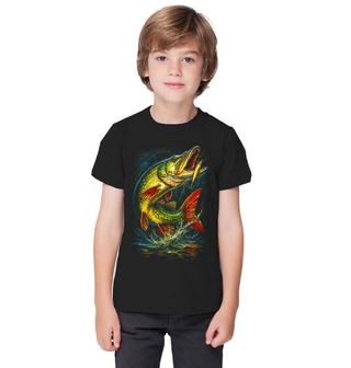 Obrázek 1 produktu Dětské tričko Štika obecná na Háčku