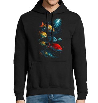 Obrázek 1 produktu Pánská mikina Hejno ryb