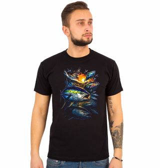 Obrázek 1 produktu Pánské tričko Hejno Tuňáků žlutoploutvých