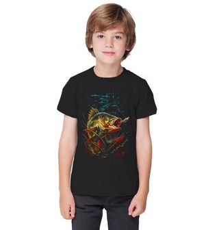 Obrázek 1 produktu Dětské tričko Návnada na Okouna