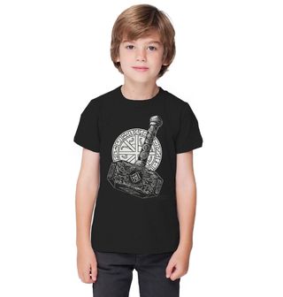 Obrázek 1 produktu Dětské tričko Posvátné Kladivo Mjölnir