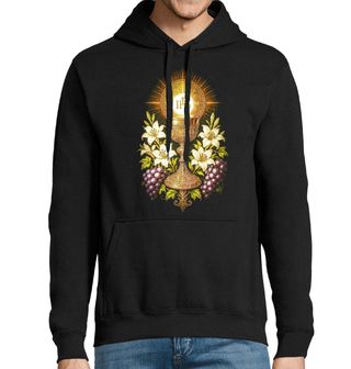 Obrázek 1 produktu Pánská mikina Eucharistický Kalich Tělo a krev Krista