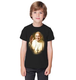 Obrázek 1 produktu Dětské tričko Papež František Posel Naděje