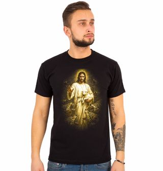 Obrázek 1 produktu Pánské tričko Ježíš Kristus Ochránce Slabých