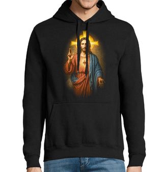 Obrázek 1 produktu Pánská mikina Ježíš Kristus a Nejsvětější Srdce