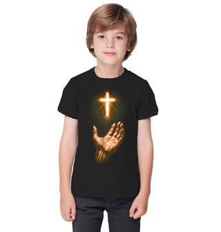 Obrázek 1 produktu Dětské tričko Křesťanský Kříž na Dotek