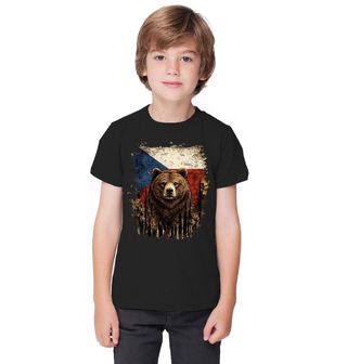 Obrázek 1 produktu Dětské tričko Český Medvěd hnědý