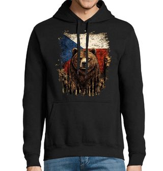 Obrázek 1 produktu Pánská mikina Český Medvěd hnědý