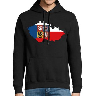 Obrázek 1 produktu Pánská mikina Mapa Česka s Velkým státním znakem