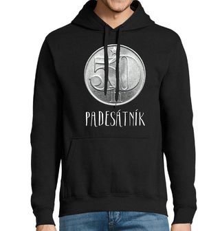 Obrázek 1 produktu Pánská mikina Padesátník 50 haléřů