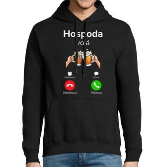 Obrázek 1 produktu Pánská mikina Hospoda volá Phone Call