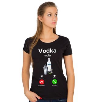 Obrázek 1 produktu Dámské tričko Vodka volá Phone Call