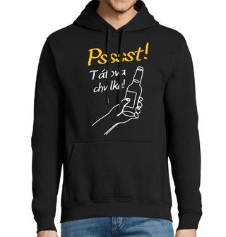 Obrázek 1 produktu Pánská mikina Tátova chvilka s Pivem Pssst!