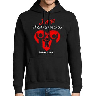 Obrázek 1 produktu Pánská mikina Jsme šťastná rodinka pouze venku...