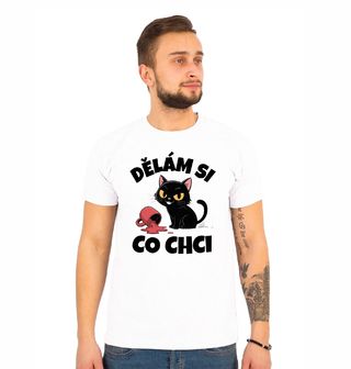 Obrázek 1 produktu Pánské tričko Neposlušná Kočka Dělám si co chci