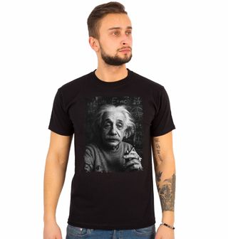 Obrázek 1 produktu Pánské tričko Zhulený Albert Einstein s Brkem