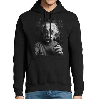 Obrázek 1 produktu Pánská mikina Zhulený Albert Einstein s Brkem