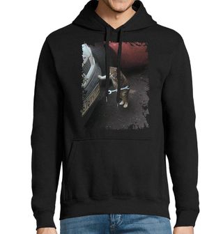 Obrázek 1 produktu Pánská mikina Kočka Mechanik