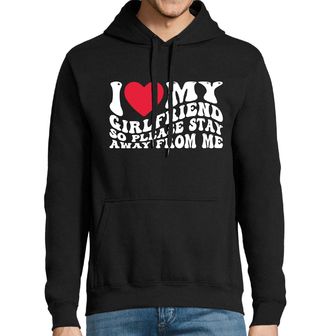 Obrázek 1 produktu Pánská mikina I love My Girlfriend So Please Stay Away From Me