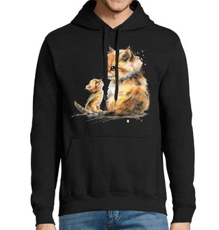 Obrázek 1 produktu Pánská mikina Kočka a Kotě