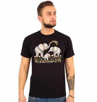 Obrázek 1 produktu Pánské tričko Sloní Rodinka