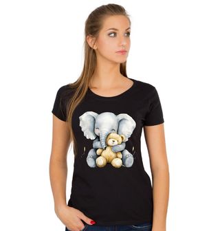 Obrázek 1 produktu Dámské tričko Slůně s Plyšovým Medvídkem