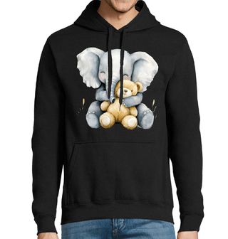 Obrázek 1 produktu Pánská mikina Slůně s Plyšovým Medvídkem