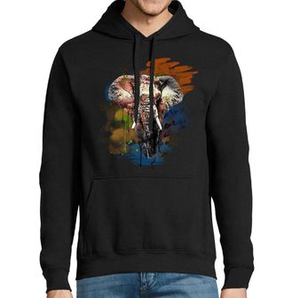 Obrázek 1 produktu Pánská mikina Barevný Slon africký