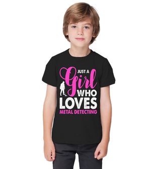Obrázek 1 produktu Dětské tričko Jen holka, která miluje hledání kovů