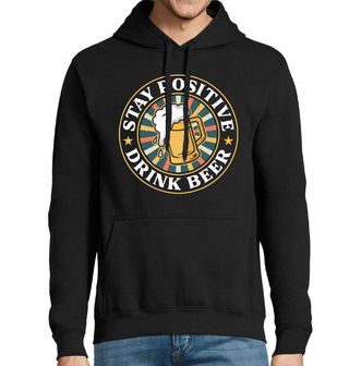 Obrázek 1 produktu Pánská mikina Zůstaň pozitivní Pij pivo
