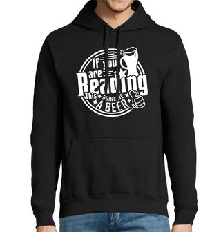 Obrázek 1 produktu Pánská mikina Jestli tohle čteš, přines mi pivo