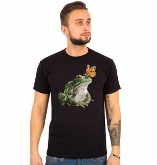 Obrázek 1 produktu Pánské tričko Žába s Motýlem