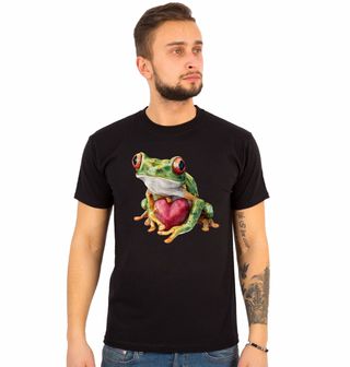 Obrázek 1 produktu Pánské tričko Žába se Srdcem