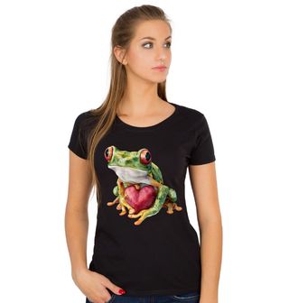 Obrázek 1 produktu Dámské tričko Žába se Srdcem