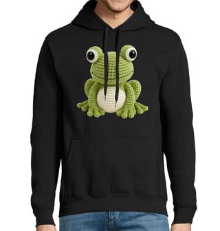 Obrázek 1 produktu Pánská mikina Háčkovaná Žába