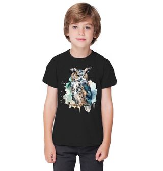 Obrázek 1 produktu Dětské tričko Sova Výr Velký