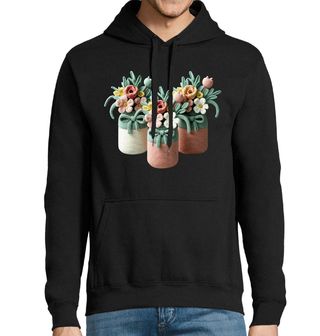 Obrázek 1 produktu Pánská mikina Háčkované Květiny